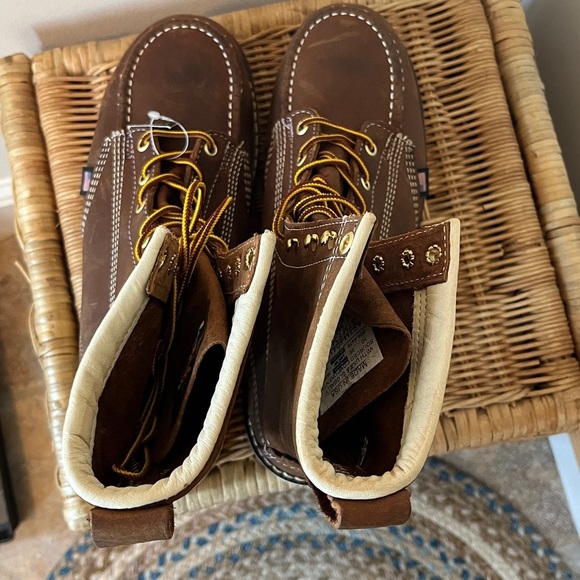 Thorogood American Heritage 8” Toe Safety Work Boots Size 10 EE NWT READ main image 16